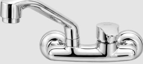 Orca Wall-mounted kitchen mixer tap