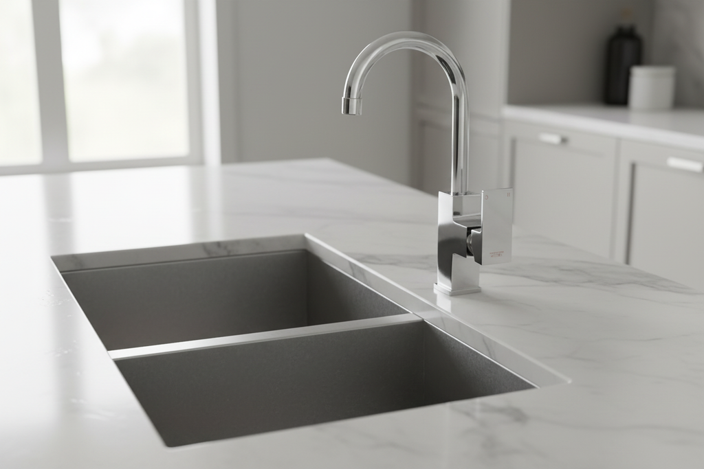 Aqua Deck-mounted Kitchen Mixer Tap