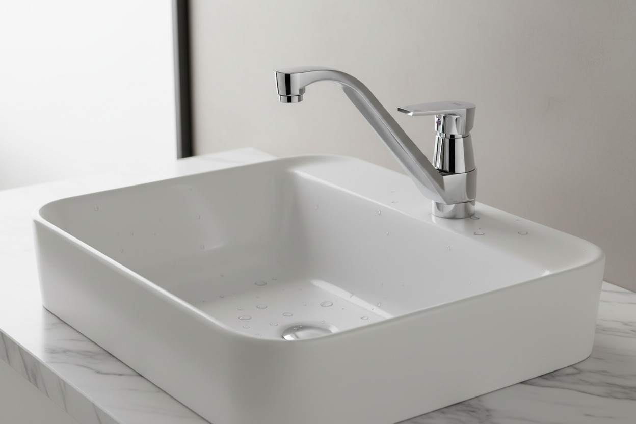 Aqua Mixer Tap on Basin