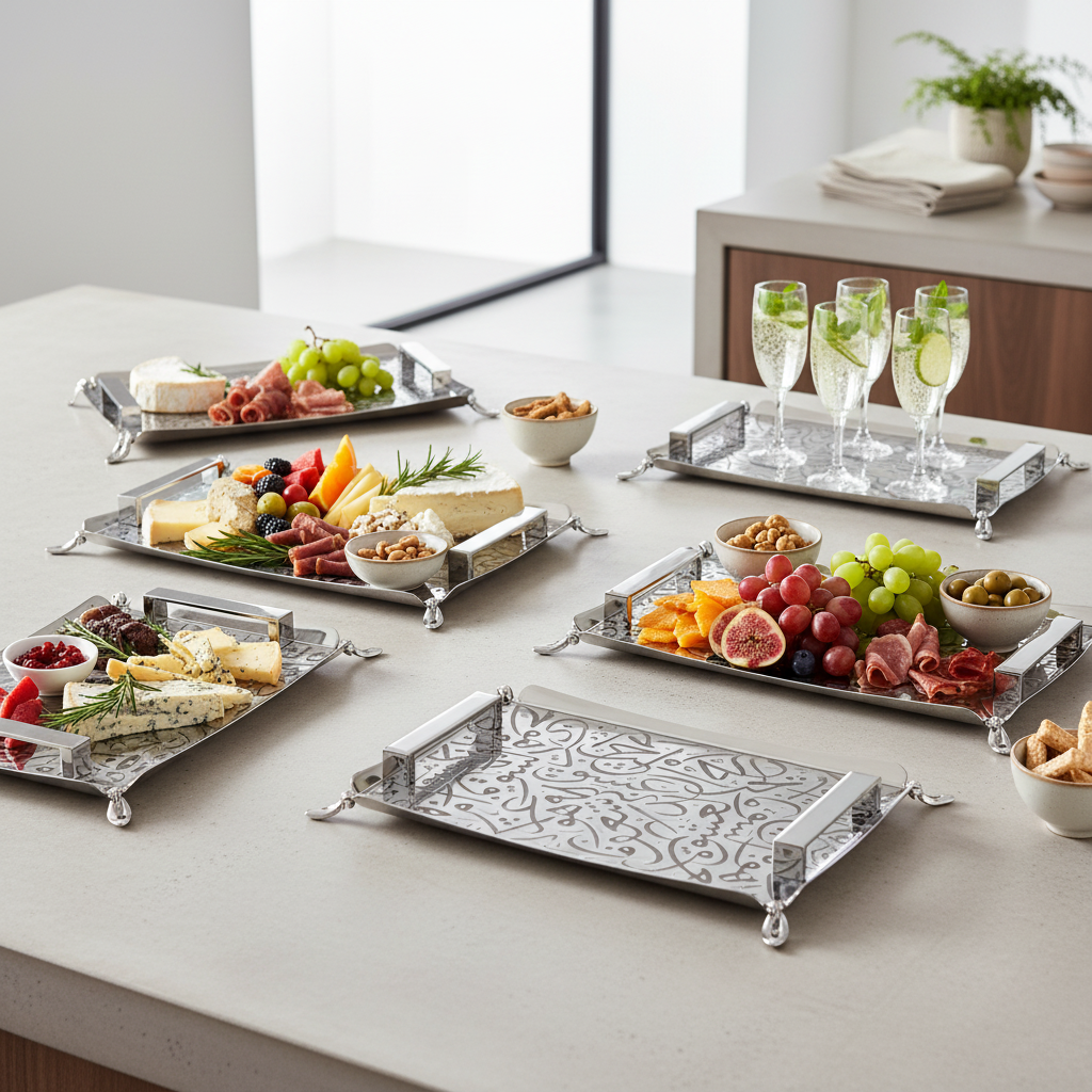 Mood Serving Tray Set Decorated