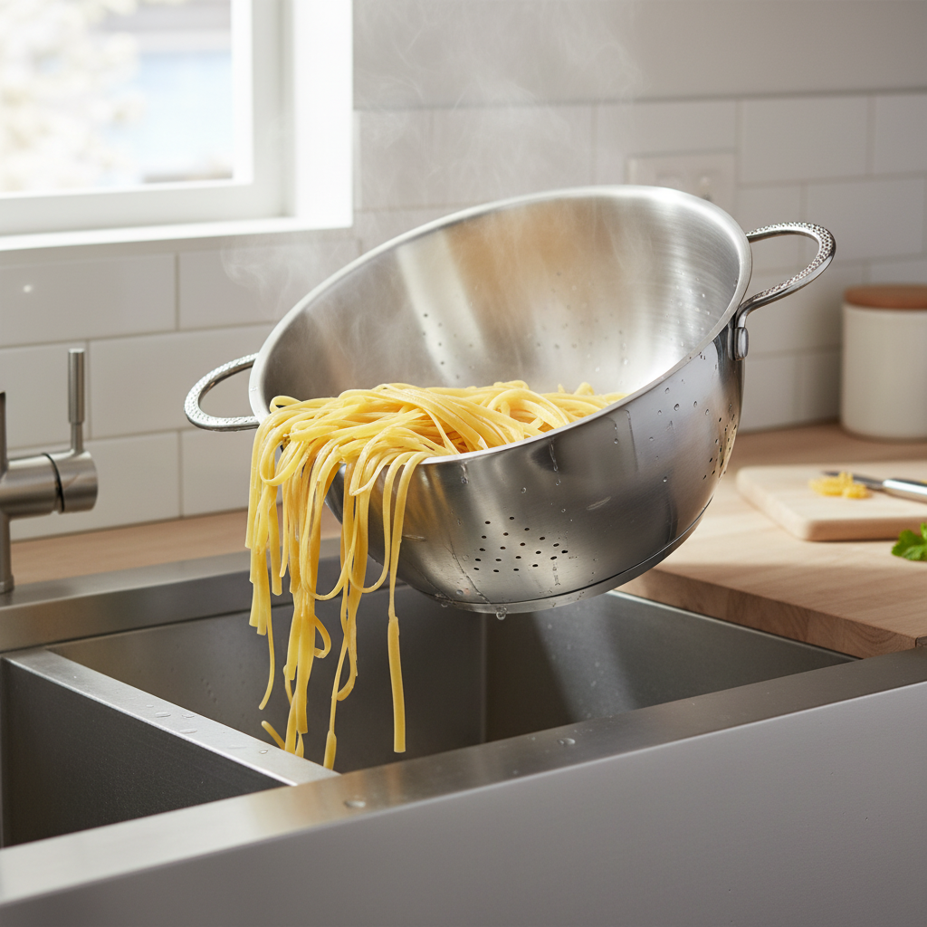 Nero Strainer Pot Decorated