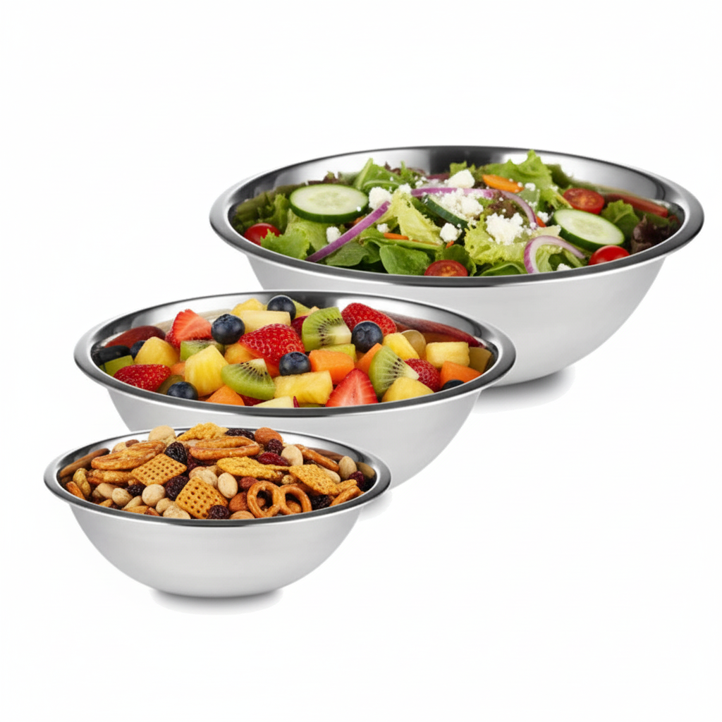 Rock Bowl Set - Shining Finish