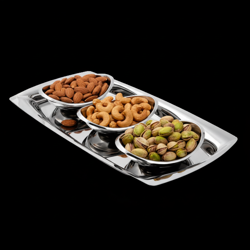 Trio Nuts Set Decorated